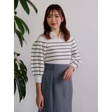 シャツレイヤードボリュームスリーブニット | LADYMADE | 詳細画像16