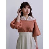 シャツレイヤードボリュームスリーブニット | LADYMADE | 詳細画像21