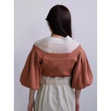 シャツレイヤードボリュームスリーブニット | LADYMADE | 詳細画像24
