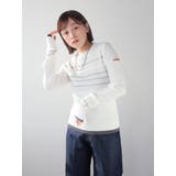 オープンスリーブボーダーニット | LADYMADE | 詳細画像8 