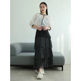 バイカラーボリュームシアーブラウス | LADYMADE | 詳細画像6 