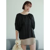 バイカラーボリュームシアーブラウス | LADYMADE | 詳細画像9 