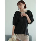 バイカラーボリュームシアーブラウス | LADYMADE | 詳細画像12 