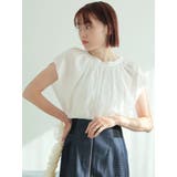 2WAYシアーギャザーブラウス | LADYMADE | 詳細画像1 