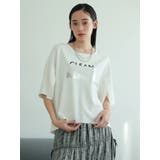 シルバープリントロゴTシャツ | LADYMADE | 詳細画像1 