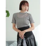 スリットシアーレイヤードラメニット | LADYMADE | 詳細画像7 