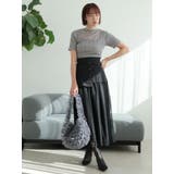 スリットシアーレイヤードラメニット | LADYMADE | 詳細画像12 