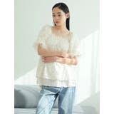 フリンジジャガードブラウス | LADYMADE | 詳細画像2 