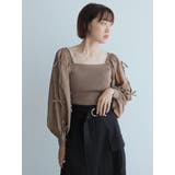 リボンスリーブドッキングニット | LADYMADE | 詳細画像11