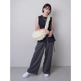 アシメリボンポケットタックワイドパンツ | LADYMADE | 詳細画像30 