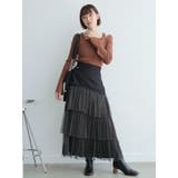 ラメチュールフリルティアードスカート | LADYMADE | 詳細画像2