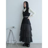 ラメチュールフリルティアードスカート | LADYMADE | 詳細画像10