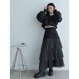 ラメチュールフリルティアードスカート | LADYMADE | 詳細画像12