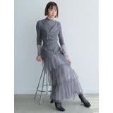 ラメチュールフリルティアードスカート | LADYMADE | 詳細画像14