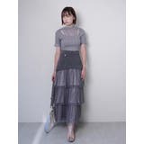 ラメチュールフリルティアードスカート | LADYMADE | 詳細画像37