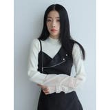 チュールフリル×シアーカフスリブニットセット | LADYMADE | 詳細画像14