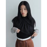 チュールフリル×シアーカフスリブニットセット | LADYMADE | 詳細画像20