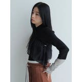 チュールフリル×シアーカフスリブニットセット | LADYMADE | 詳細画像21