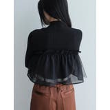チュールフリル×シアーカフスリブニットセット | LADYMADE | 詳細画像27