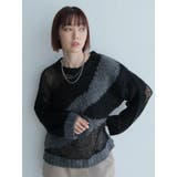 シアーモヘアブロッキングニット | LADYMADE | 詳細画像13