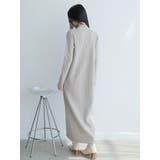 リボンチュールトップス×ラメニットワンピースセット | LADYMADE | 詳細画像7 