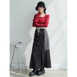 バイカラートラックカットスカート | LADYMADE | 詳細画像11 