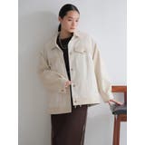 フェイクレザー中綿ジャケット | LADYMADE | 詳細画像3 