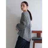 シャツドッキングケーブルニット | LADYMADE | 詳細画像12