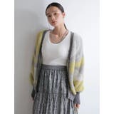 ラメフェザージャガードニットカーディガン | LADYMADE | 詳細画像9 