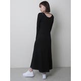 フロントジップレイヤードニットワンピース | LADYMADE | 詳細画像12
