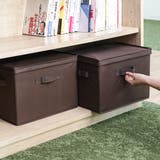収納ケース 幅38×奥行25×高さ25cm 布 | livingut | 詳細画像5 