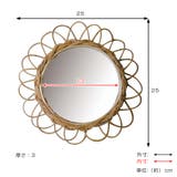 ウォールミラー Sサイズ 直径25cm | livingut | 詳細画像2