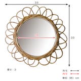 ウォールミラー Lサイズ 直径33cm | livingut | 詳細画像2