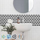 タイルシール モザイクタイルシール テトラ | livingut | 詳細画像1 