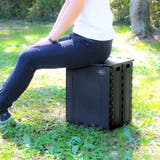 アウトドアチェア 折りたたみ フォールディングストレージスツール | livingut | 詳細画像18 