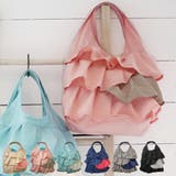 エコバッグ 折り畳み式 ラッフル携帯トート | livingut | 詳細画像1