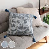 クッション クラック インド綿 | livingut | 詳細画像1 