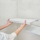 スチールフラット棚 突っ張り棒 棚用 | livingut | 詳細画像1 