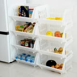 キッチン収納 積み重ねバスケット ストッカー | livingut | 詳細画像5 