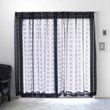 レースカーテン ブラックレース 130×88～148cm | livingut | 詳細画像4 