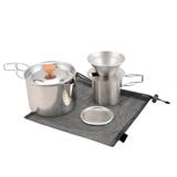 アウトドア調理器具 ケトルクッカー＆ドリッパーセット 収納袋付 | livingut | 詳細画像1 