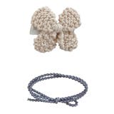 ヘアクリップ ニットリボンクリップ&ヘアゴムセット ベビー | livingut | 詳細画像13
