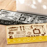 キッチンマット ナチュラル キッチンツールプリントキッチンマット | livingut | 詳細画像19