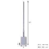 ほうき 全長67cm 立つホウキ | livingut | 詳細画像5