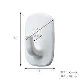 フック 剥がせる粘着フック 8個入り | livingut | 詳細画像2 