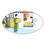 透明シート 間仕切り 180×180cm | livingut | 詳細画像5