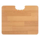 トイレマット 吸着 拭けるトイレマットウッド | livingut | 詳細画像12