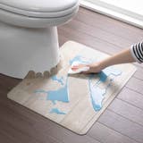 トイレマット 吸着 拭けるトイレマットウッド | livingut | 詳細画像6