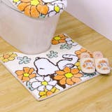 スヌーピー 花いっぱい トイレマット | livingut | 詳細画像8