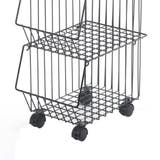 キッチンバスケット 上にも物が置けるスタッキングバスケット3段 日本製 | livingut | 詳細画像6